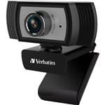 VERBATIM FULL HD WEBCAM 1080P BLACKSILVER