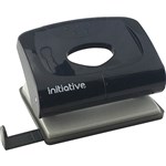 INITIATIVE HOLE PUNCH 2 HOLE 20 SHEET MEDIUM PLASTIC BLACK