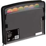 COLOURHIDE ZIP IT EXPANDING FILE 7 POCKET PP A4 BLACK