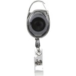 REXEL ID RETRACTABLE SNAP LOCK HOLDER CHARCOAL