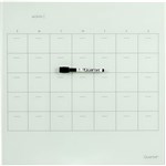 QUARTET GLASS PLANNER 450 X 450MM WHITE