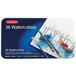 DERWENT WATERCOLOUR PENCILS ASSORTED TIN 36