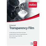 NOBO UNIVERSAL OHP TRANSPARENCY FILM 100 MICRON A4 BOX 25