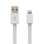 MOKI SYNCHARGE CABLE USBA TO LIGHTNING 100MM WHITE