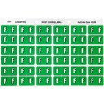 AVERY 43306 LATERAL FILE LABEL SIDE TAB COLOUR CODE F 25 X 38MM LIGHT GREEN PACK 180