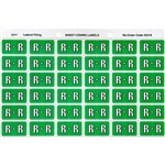 AVERY 43318 LATERAL FILE LABEL SIDE TAB COLOUR CODE R 25 X 38MM LIGHT GREEN PACK 180