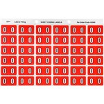 AVERY 43340 LATERAL FILE LABEL SIDE TAB YEAR CODE 0 25 X 38MM PINK PACK 180