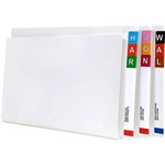 AVERY 46510 LATERAL FILE WITH TUBECLIP FOOLSCAP WHITE BOX 100
