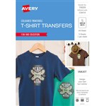 AVERY 79009 C9414 INSPIRED TSHIRT TRANSFER A4 COLOUR PACK 5