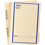 AVERY 86524 SPIRAL SPRING ACTION FILE FOOLSCAP BLUE ON BUFF