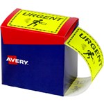 AVERY 932616 MESSAGE LABEL URGENT 75 X 996MM FLUORO YELLOW PACK 750