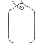 AVERY 993624 MERCHANDISE TAGS SIZE 24H 37 X 23MM WHITE BOX 1000