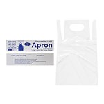LIVINGSTONE DISPOSABLE APRON BIB TYPE P 850 X 1300MM WHITE BOX 100