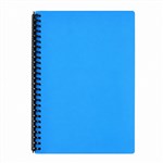 DISPLAY BOOK A4 20 POCKET BLUE