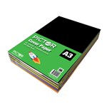 PICTOR COVER PAPER A3 125GSM 15 COLOUR ASSTD REAM
