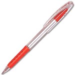 PENTEL BK101 HYPERG BALLPOINT PENS MEDIUM RED PACK 12