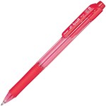 PENTEL PEN EBALL RETRACTABLE 10mm RED
