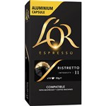 LOR ESPRESSO NESPRESSO COMPATIBLE COFFEE CAPSULES RISTRETTO PACK 10