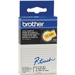 BROTHER TC601 LAMINATED LABELLING TAPE 12MM BLACK ON YELLOW