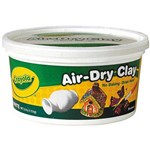 CRAYOLA AIR DRY CLAY 113KG WHITE