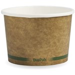 BIOPAK BIOBOWL BOWL 470ML KRAFT PACK 25