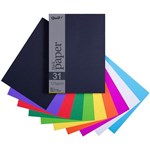 QUILL COLOURED A5 COPY PAPER 125GSM ASSORTED PACK 250 SHEETS