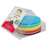 RAINBOW KINDER SHAPES PAPER CIRCLES DOUBLE SIDED 85GSM 120MM MATT ASSORTED PACK 500
