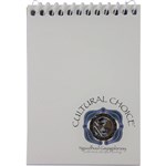 CULTURAL CHOICE NOTEBOOK SPIRAL BOUND 96 PAGE POCKET SIZE WHITE