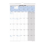 DEBDEN WALL CALENDAR CE0013 MONTH TO VIEW 300 X 432MM