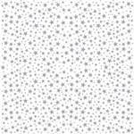 RAINBOW CLUB ROLL 80GSM 500MM X 60M PRINTED SILVER STAR