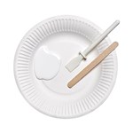 ZART PAPER PLATE 180MM WHITE PACK 50