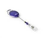 DURABLE RETRACTABLE ID CARD HOLDER DARK BLUE