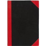 BLACK AND RED NOTEBOOK CASEBOUND RULED 200 PAGE A4