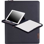COLLINS CH1 COMPACT COMPENDIUM ZIP CLOSURE WITH NOTEPAD QUARTO 260 X 210MM NAVY BLUE