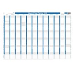 UPWARD CALENDAR YEAR LAMINATED PLANNER 690 X 470MM