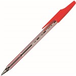 PILOT BPS STICK TYPE BALLPOINT PEN MEDIUM RED