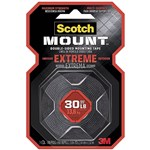 SCOTCH DOUBLE SIDED MOUNTING TAPE MOUNT EXTREME 25MM X 152M BLACK