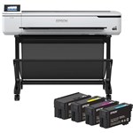 EPSON SURECOLOR T5160 LARGE FORMAT PRINTER AND E40U INK CARTRIDGE COMBO