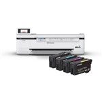 EPSON SURECOLOR T3160M LARGE FORMAT PRINTER AND E40S INK CARTRIDGE COMBO