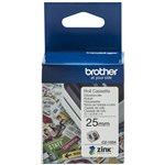 BROTHER CZ1004 LABEL ROLL 25MM X 5M WHITE