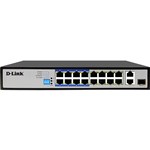 DLINK DESF1018PE SWITCH 18 PORT POE BLACK