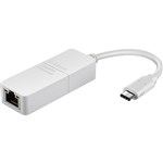 DLINK DUBE130 USBC TO GIGABIT ETHERNET ADAPTER WHITE