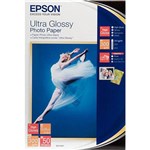 EPSON C13S041943 ULTRA GLOSSY PHOTO PAPER 300GSM 102 X 152MM WHITE PACK 50