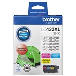 BROTHER LC432XL INK CARTRIDGE HIGH YIELD VALUE PACK CYANMAGENTAYELLOW