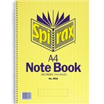 SPIRAX 595A NOTEBOOK SPIRAL BOUND 7MM RULED 240 PAGE A4