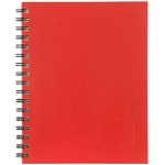 SPIRAX 511 NOTEBOOK 7MM RULED HARD COVER SPIRAL BOUND 200 PAGE 225 X 175MM RED