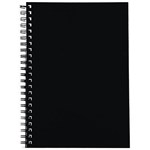 SPIRAX 512 NOTEBOOK 7MM RULED HARD COVER SPIRAL BOUND A4 200 PAGE BLACK