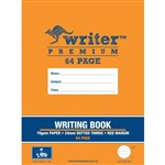 WRITER PREMIUM WRITING BOOK 24MM DOTTED THIRDS 70GSM 64 PAGE 330 X 240MM TURTLE