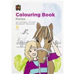 EDUCATIONAL COLOURS PONIES COLOURING BOOK 250GSM 20 PAGE A4