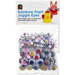 EDUCATIONAL COLOURS JOGGLE EYES RAINBOW PUPIL ASSORTED PACK 250